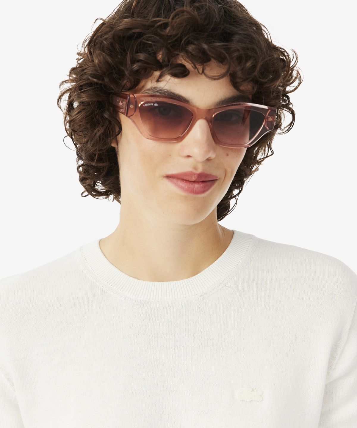 라코스테(LACOSTE) 여성 라이트 코튼 크루넥 스웨터 AF4145-56N 70V