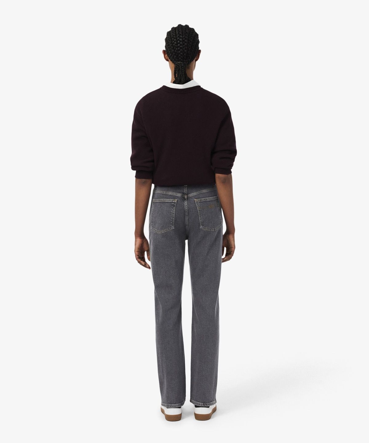 라코스테(LACOSTE) 여성 스트레이트 데님 팬츠 HF6800-56N 0L5