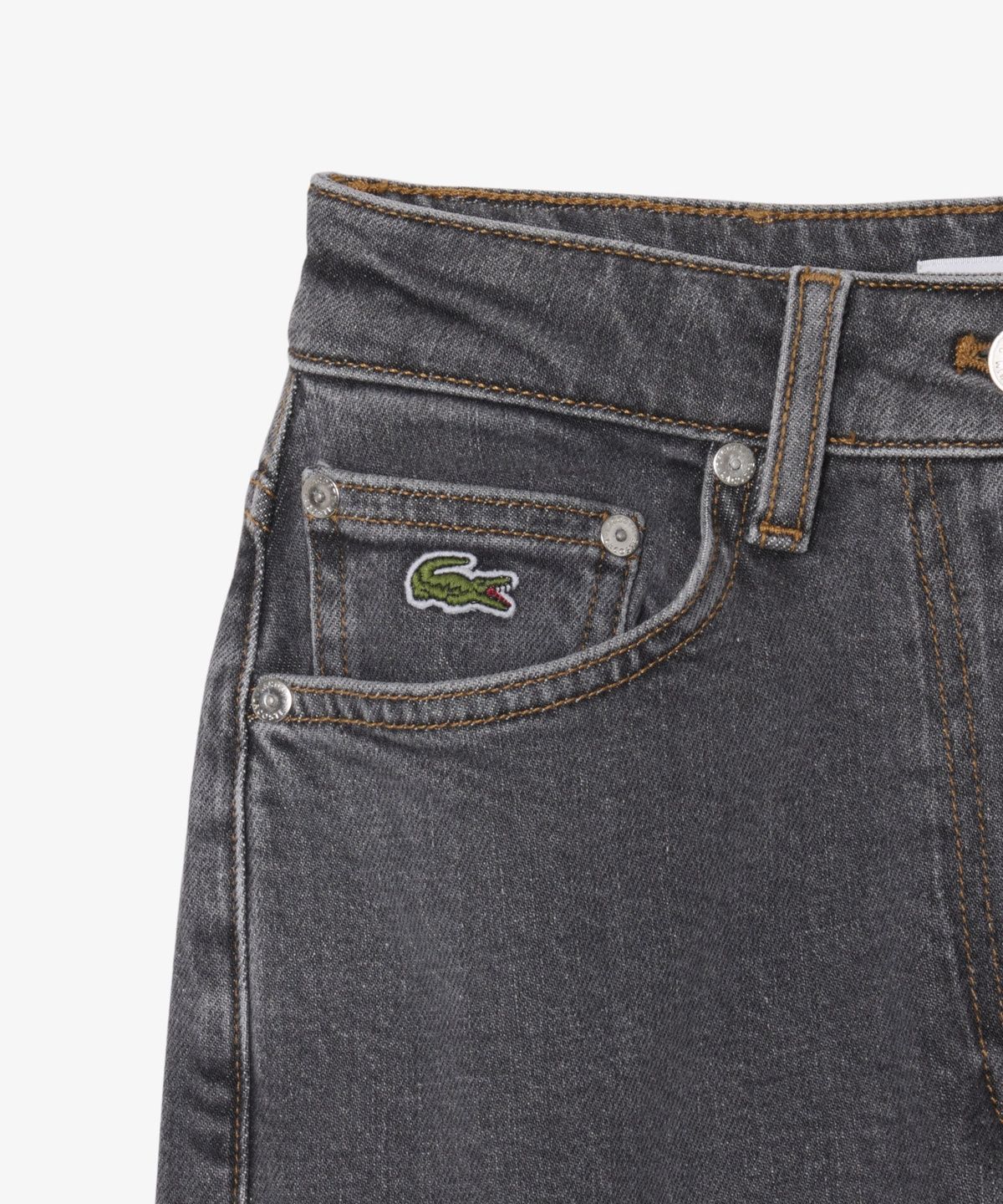 라코스테(LACOSTE) 여성 스트레이트 데님 팬츠 HF6800-56N 0L5