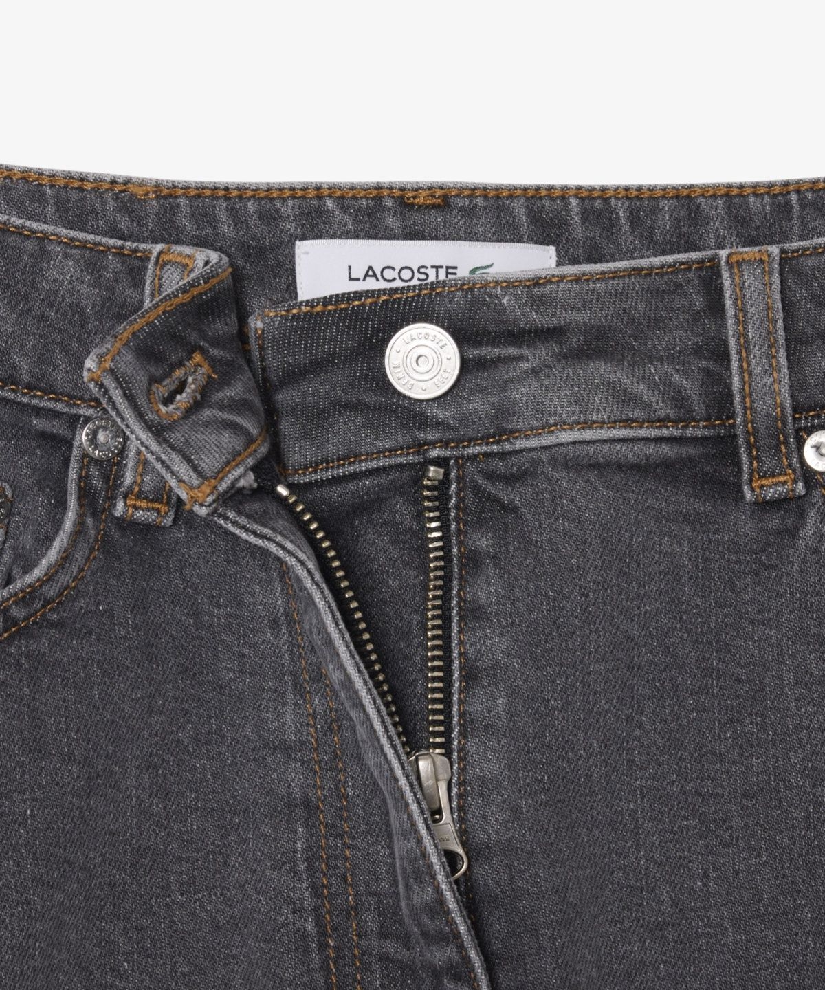 라코스테(LACOSTE) 여성 스트레이트 데님 팬츠 HF6800-56N 0L5