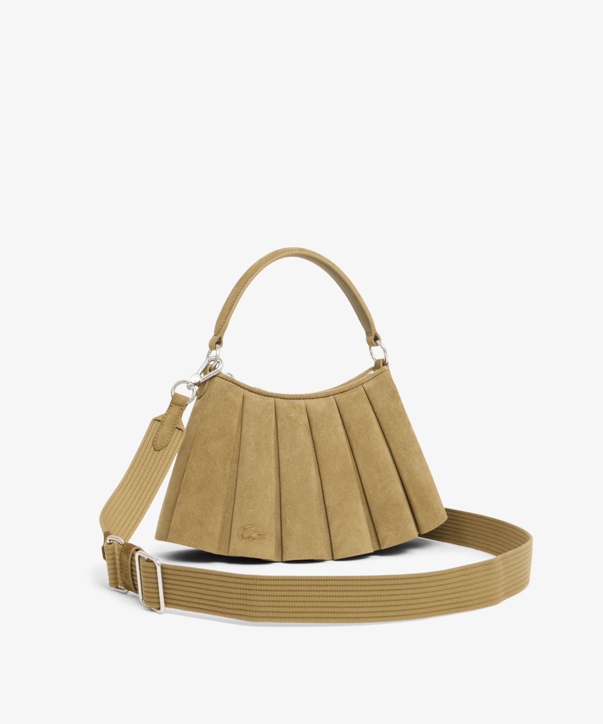 라코스테(LACOSTE) 여성 렝글렌 스웨이드 스몰 크로스바디 NU5467D56N T90