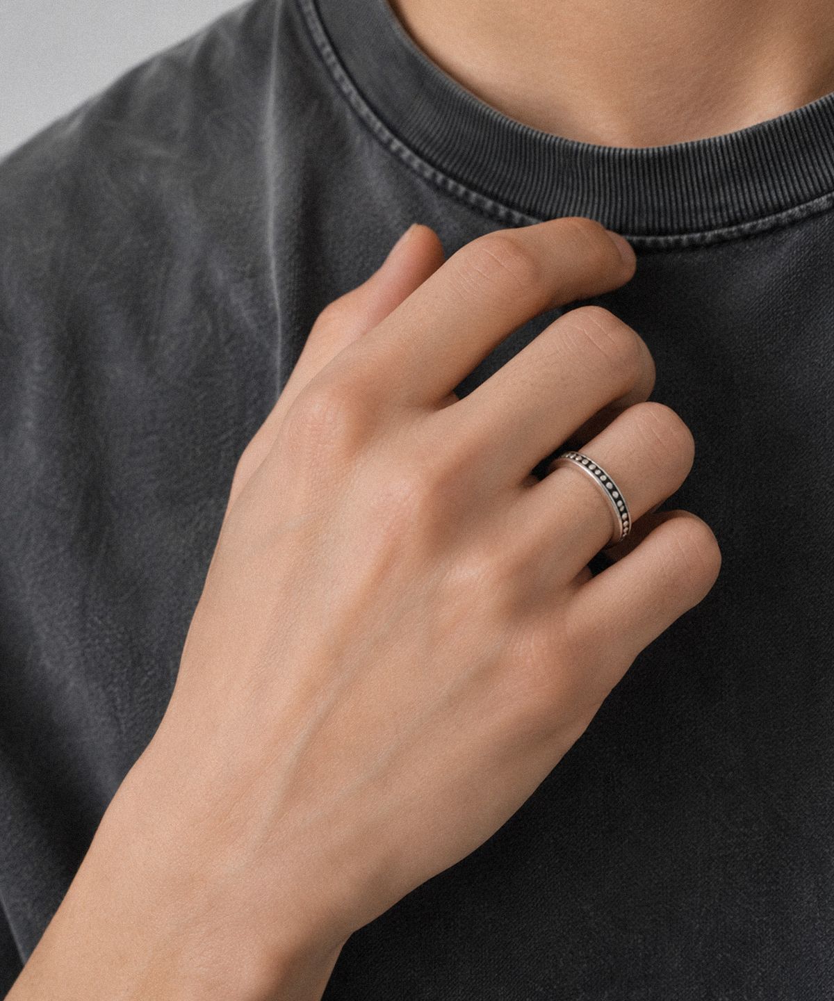 세인트스코트런던(ST.SCOTT LONDON) Etienne  Steel Ring / STJ-SR2011