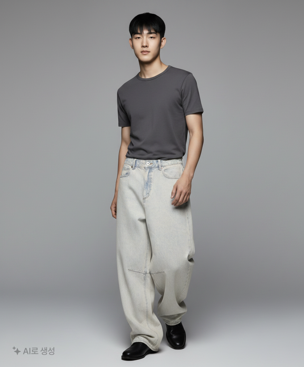 지유(GU) 청/데님 팬츠 L