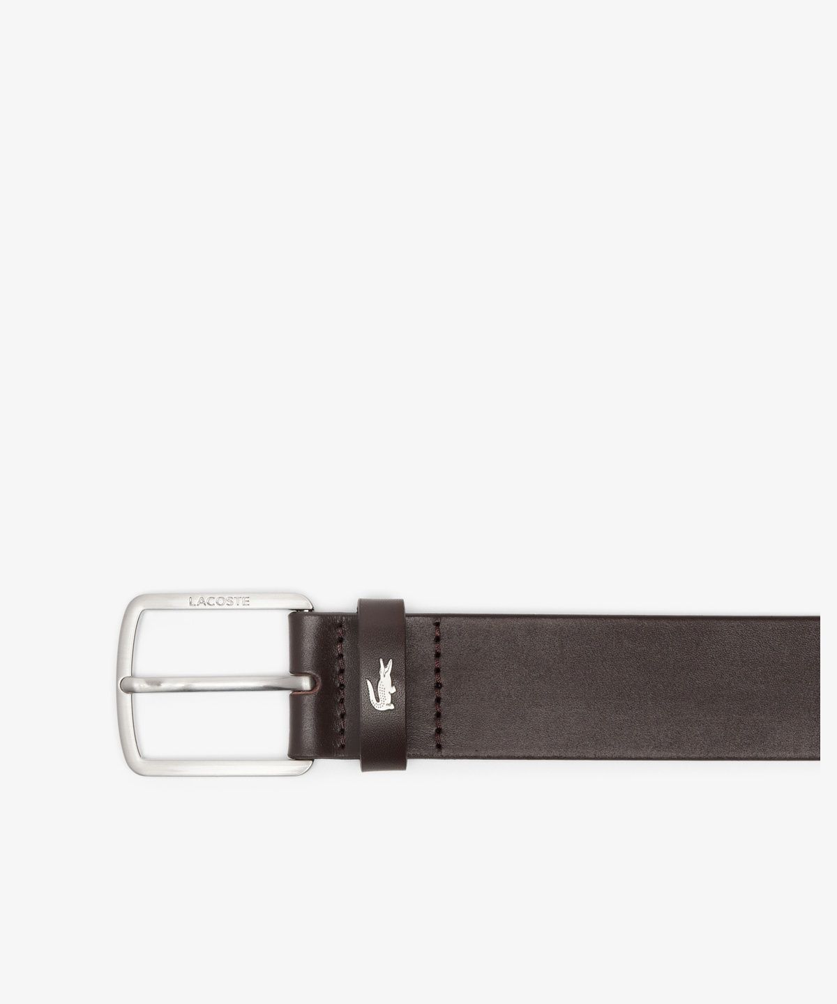 라코스테(LACOSTE) 남성 엘레강스 35MM 실버크록 가죽벨트 RC4082M56N 028