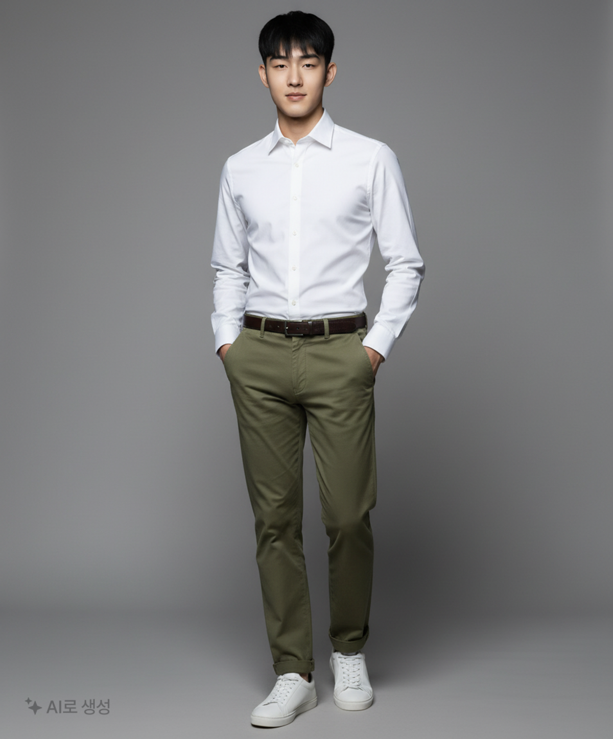 유니클로(UNIQLO) 코튼 팬츠 L