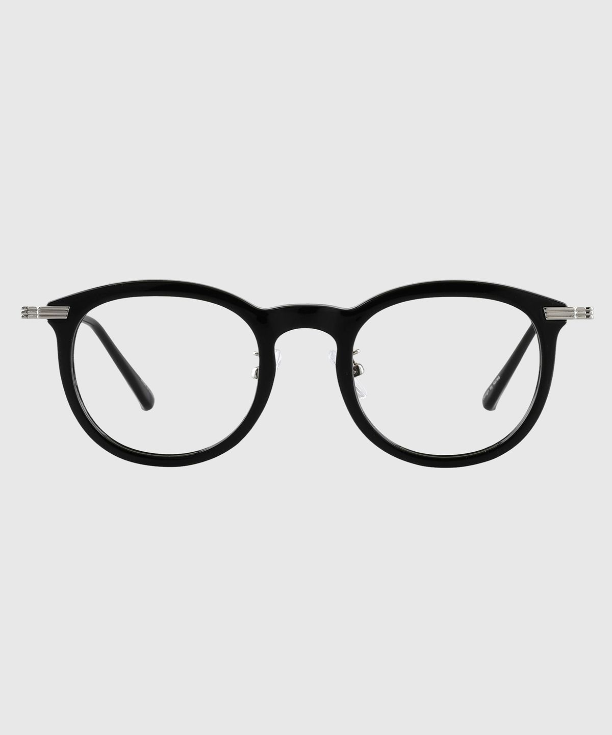투디터(2DITOR) REV 라운드 패션 슬림 뿔테 자외선 블루라이트차단 안경 C1 블랙