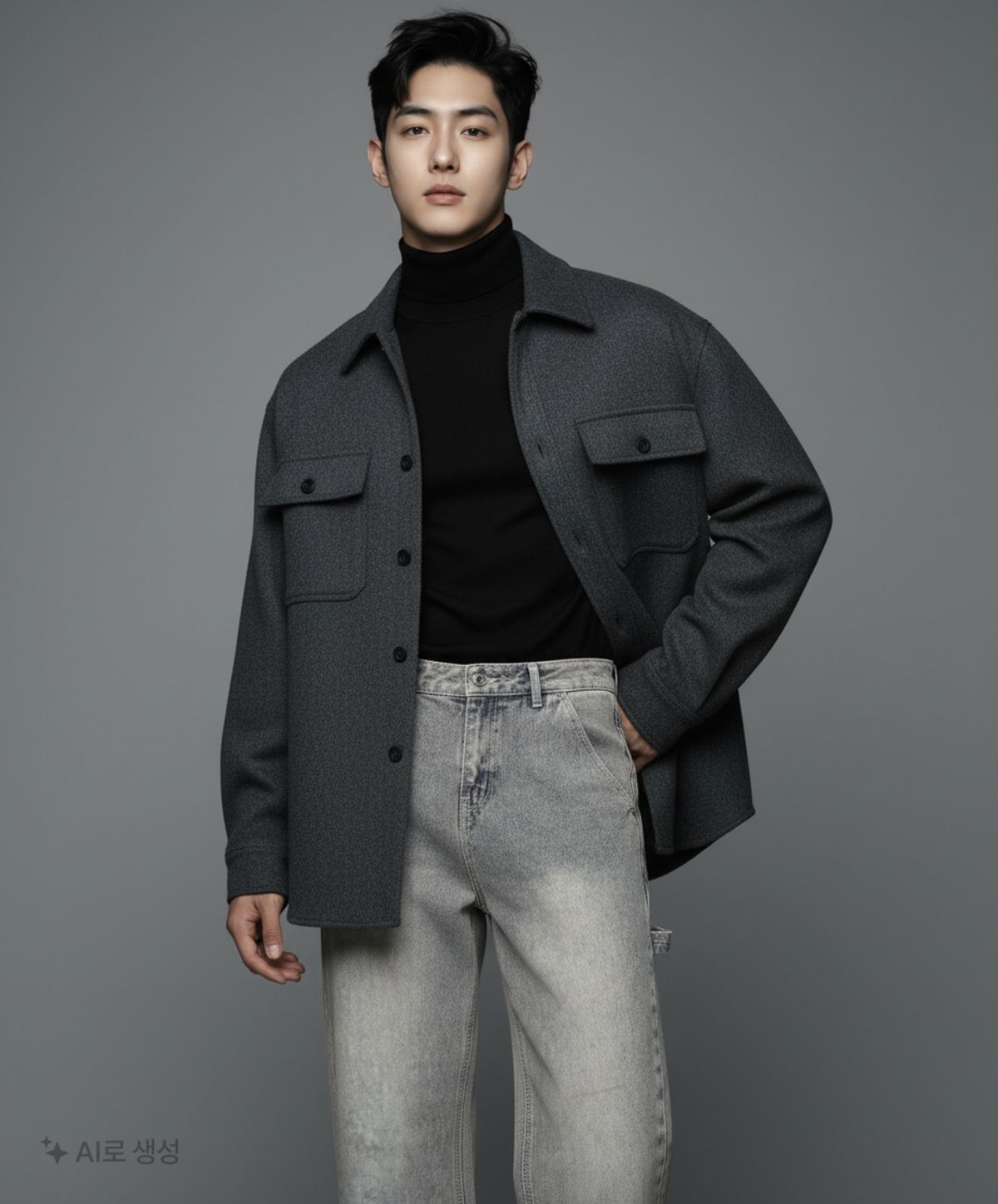 데케트(DECET) Dawn Semi Flared Jeans DCPT044BlackA 30