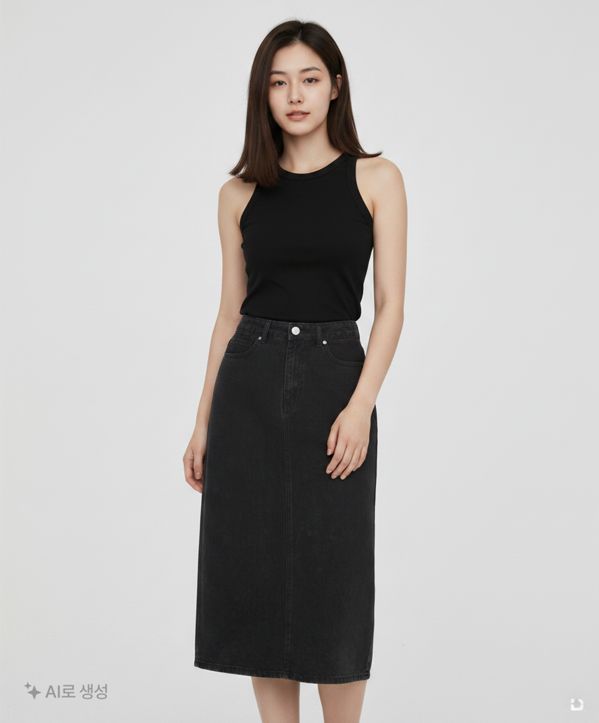 무신사 스탠다드(MUSINSA STANDARD) 롱스커트 S