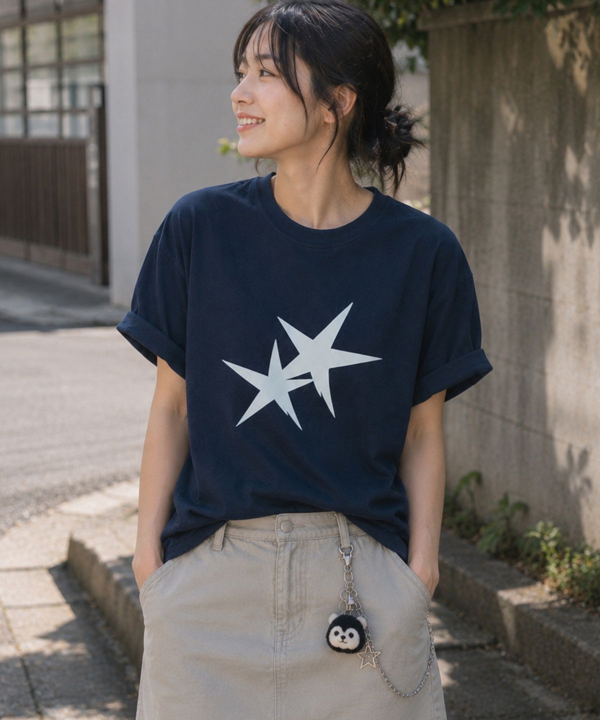 그레이버 오디너리(GRAVER ORDINARY) [ODNR UNISEX]Twins Star 반팔 티셔츠_4color