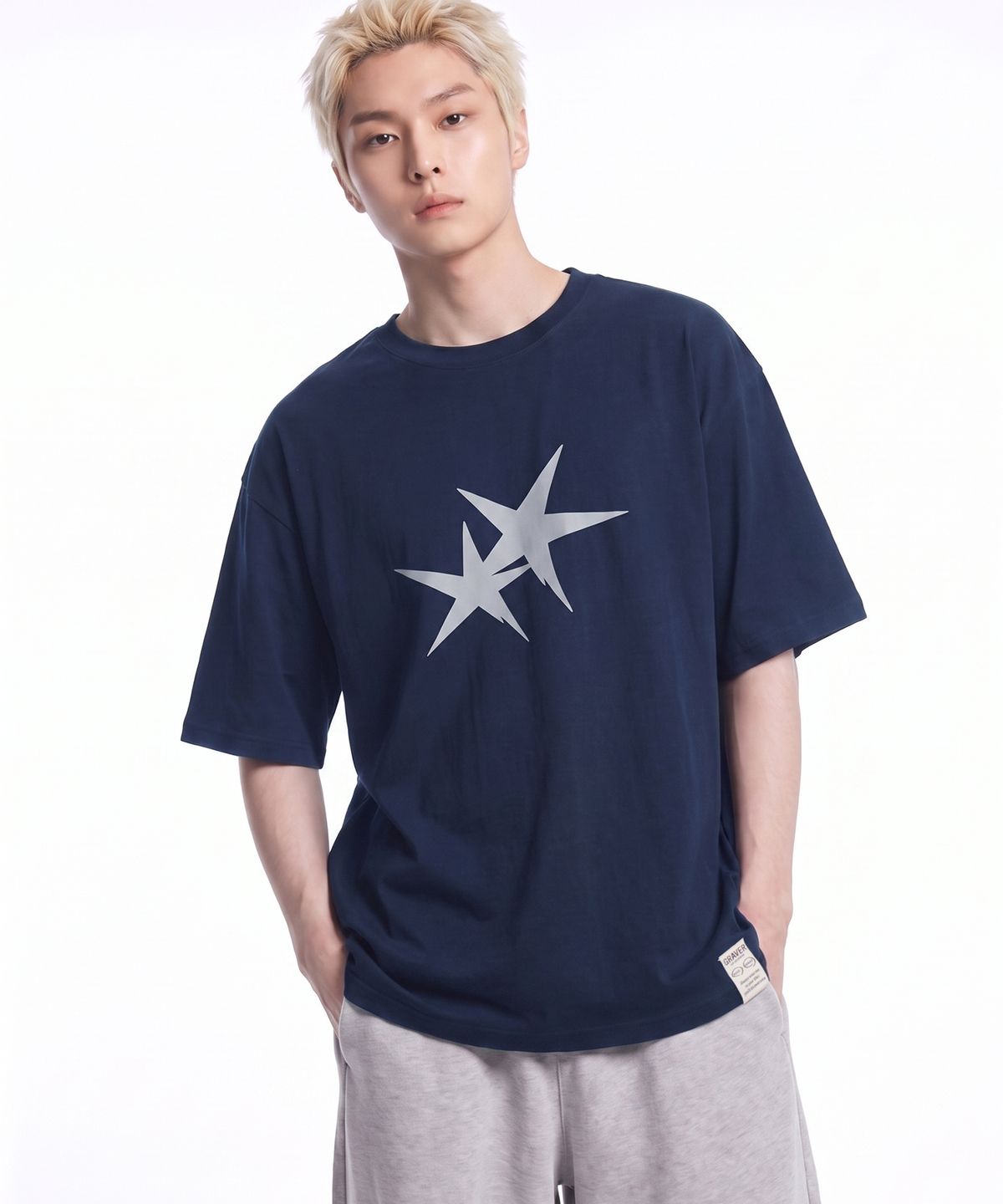 그레이버 오디너리(GRAVER ORDINARY) [ODNR UNISEX]Twins Star 반팔 티셔츠_4color