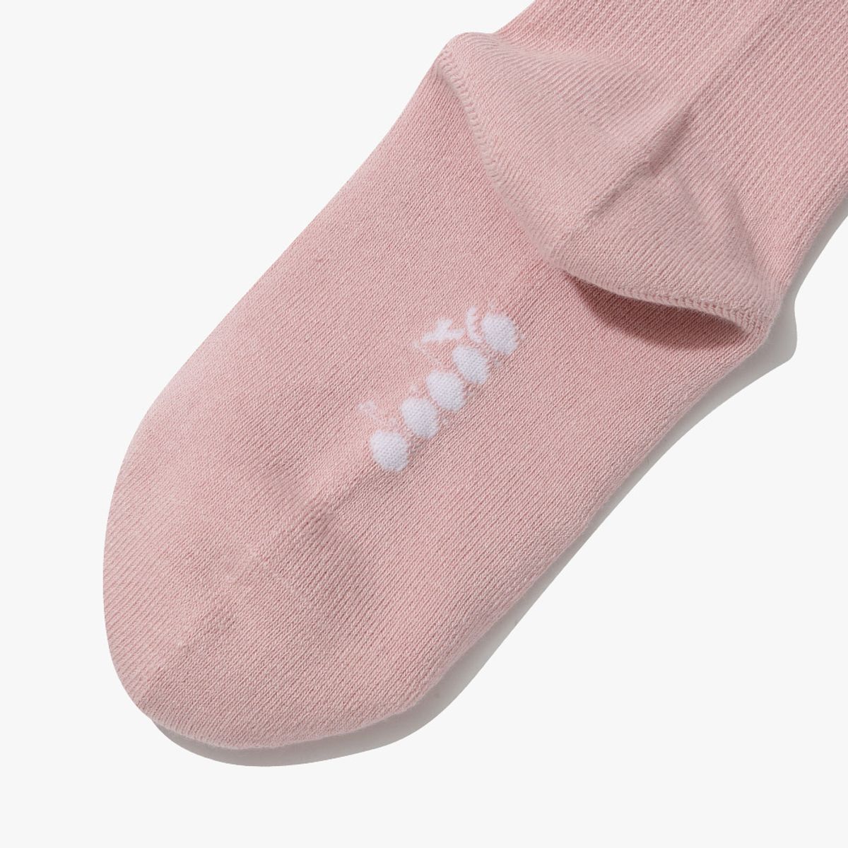 디아도라(diadora) 로고 러플 삭스 PINK