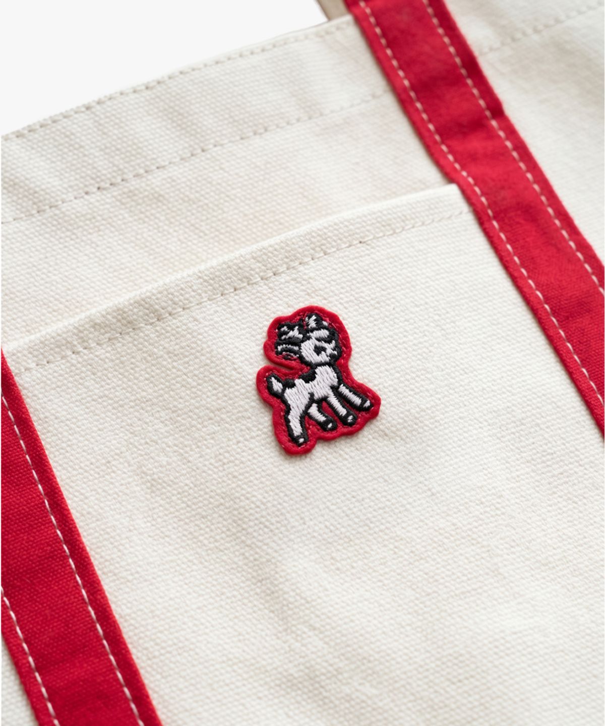 디어틴트산타(DEAR TINT SANTA) Rudolph Canvas Tote_red