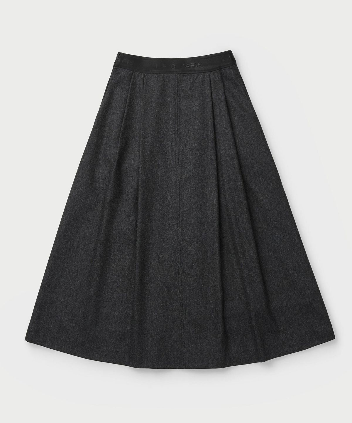 이로 우먼(IROWOMEN) Trapeze 이밴드 A라인 울 스커트 ILKAA26701GYD