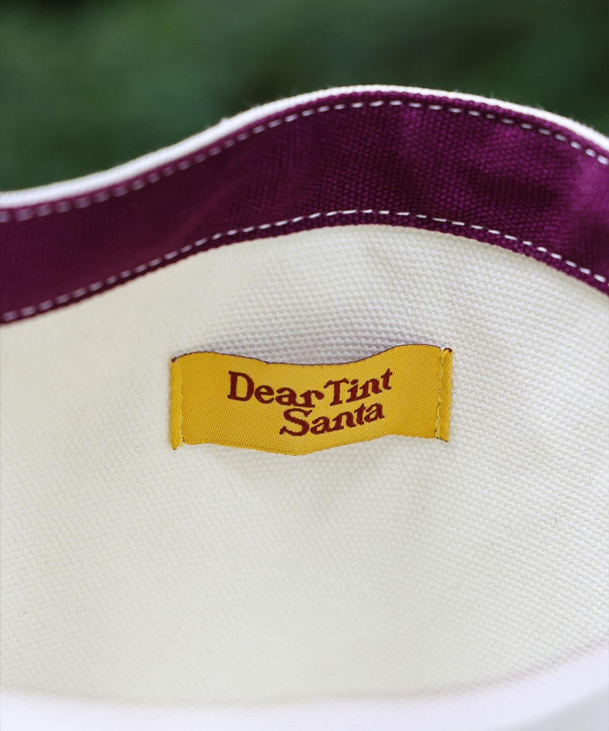 디어틴트산타(DEAR TINT SANTA) Rudolph Canvas Tote_purple