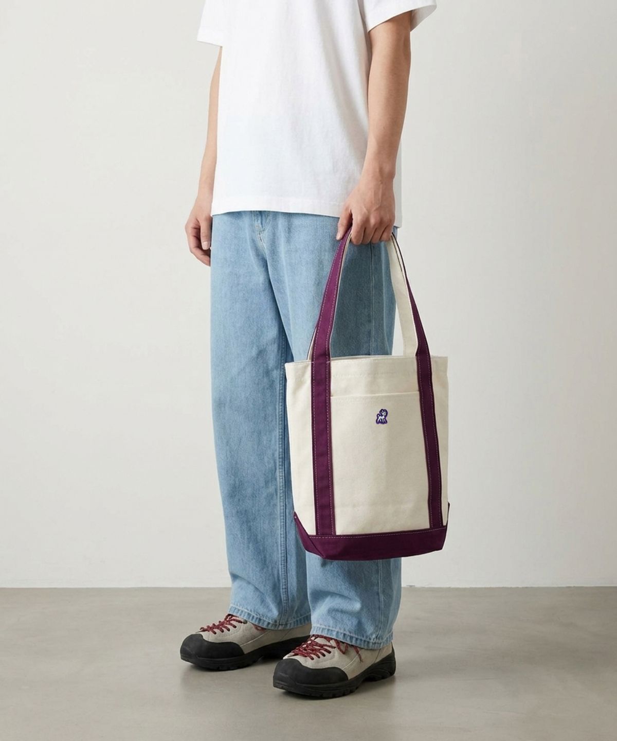 디어틴트산타(DEAR TINT SANTA) Rudolph Canvas Tote_purple