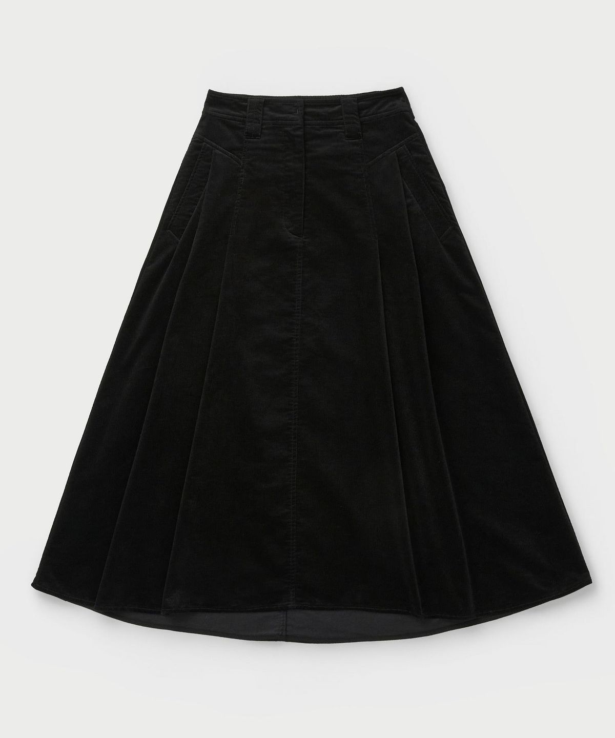 이로 우먼(IROWOMEN) Frane 벨벳 코듀로이 스커트 ILKAA26702BKX