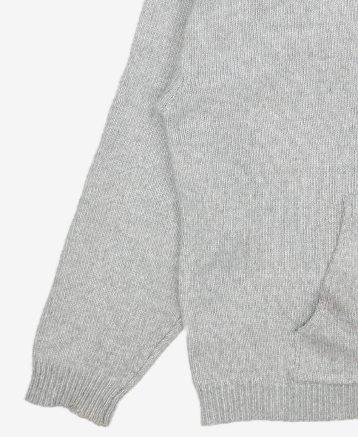 토피(TOFFEE) 마일드 니트 후드 집업 (GREY) L