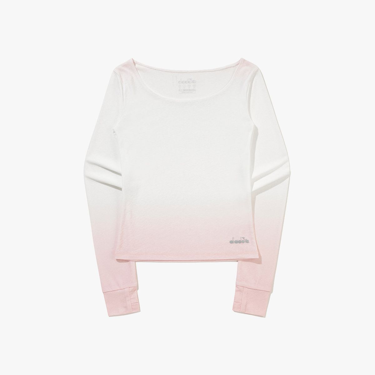 디아도라(diadora) 아틀리에 보트넥 긴팔 티셔츠 PINK