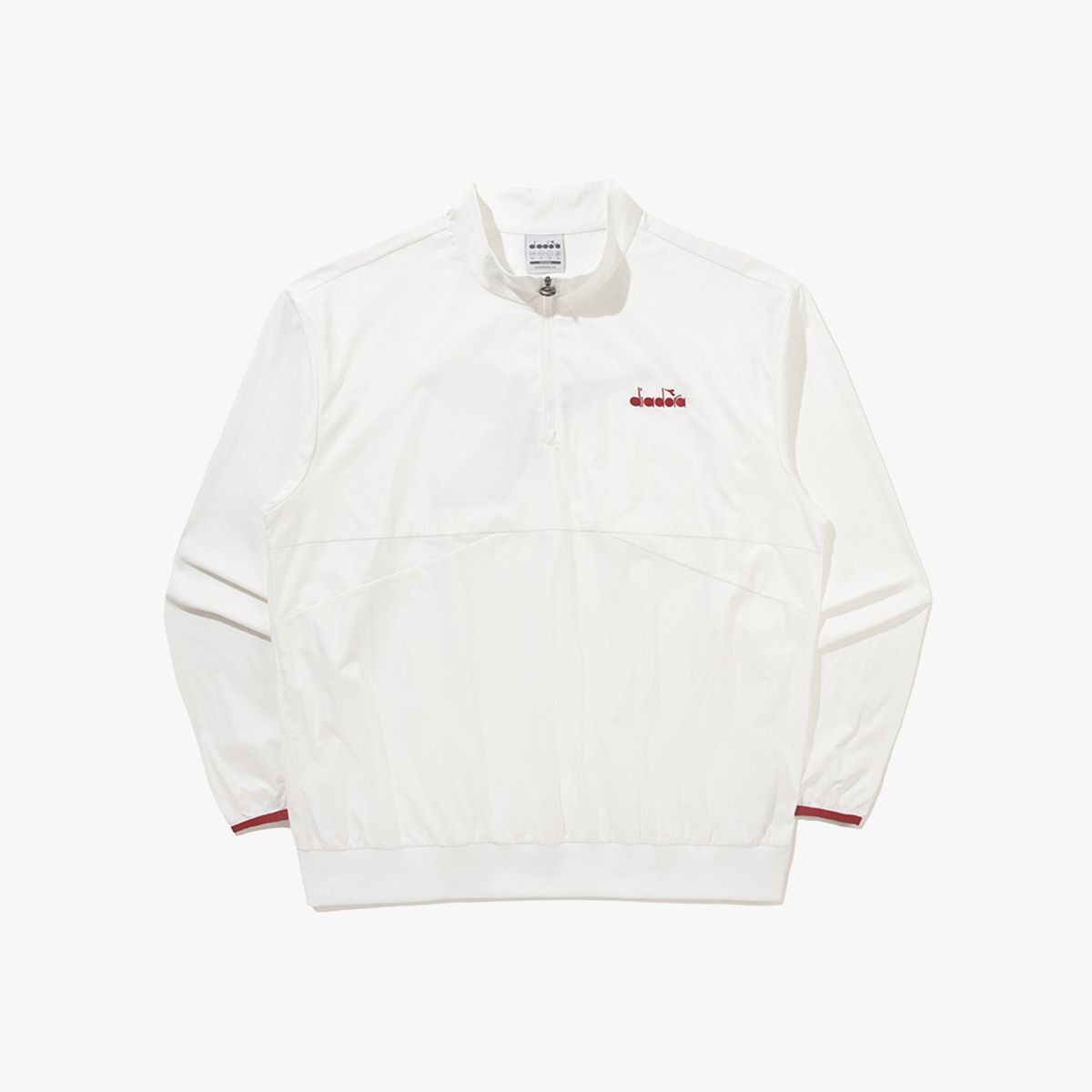 디아도라(diadora) 테니스타 하프집업 아노락 IVORY