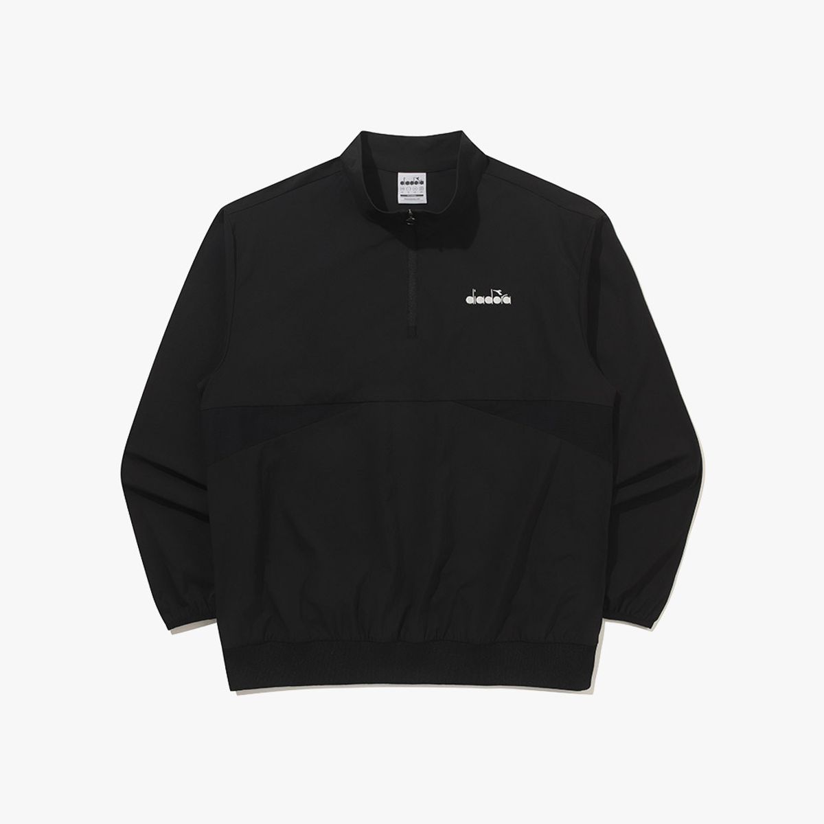 디아도라(diadora) 테니스타 하프집업 아노락 BLACK