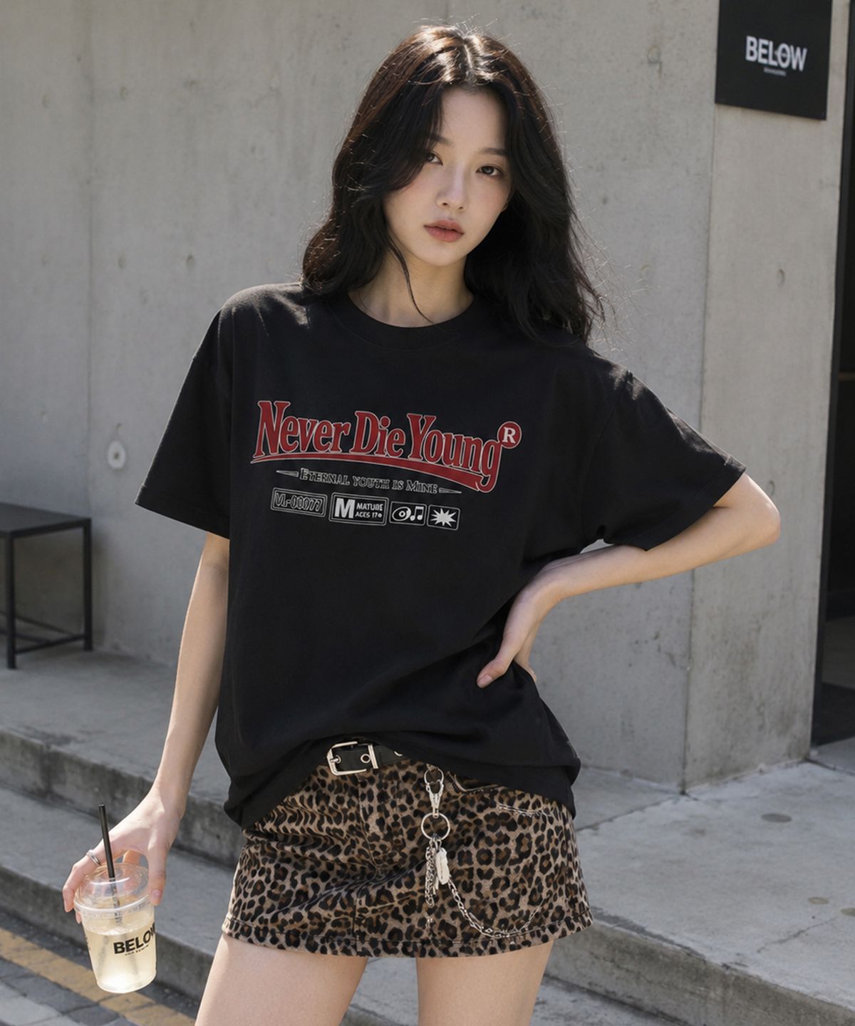 그레이버 오디너리(GRAVER ORDINARY) [ODNR UNISEX]Naver Die Young 반팔 티셔츠_4color