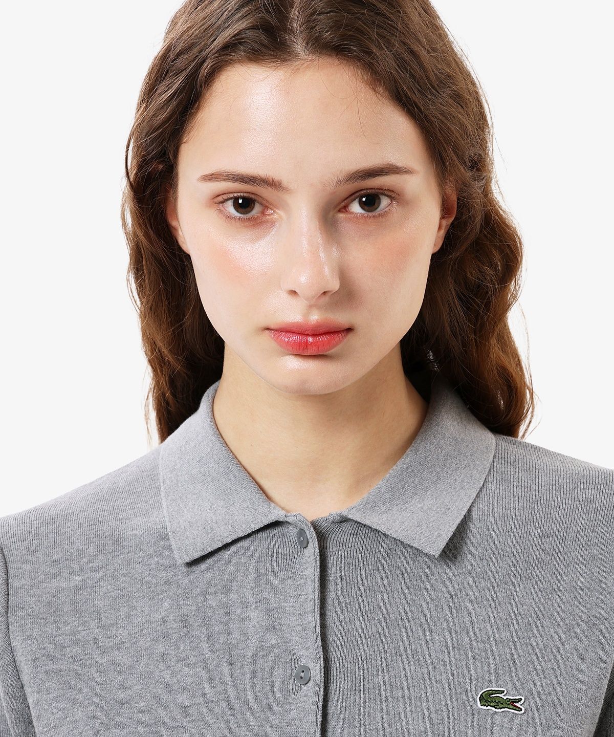 라코스테(LACOSTE) 여성 폴로 카라 가디건 AF893E-56N CCA