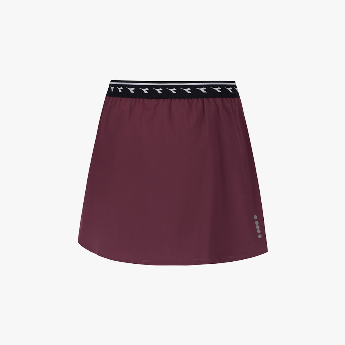 디아도라(diadora) 에르미나 A라인 미니 스커트 WINE