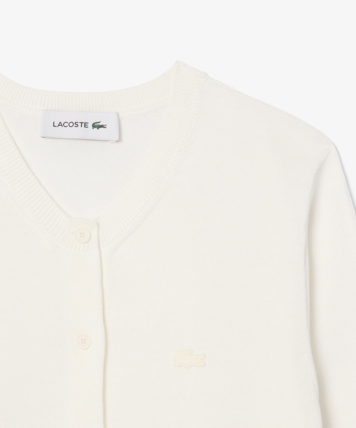 라코스테(LACOSTE) 여성 라이트 코튼 크루넥 가디건 AF5023-56N 70V
