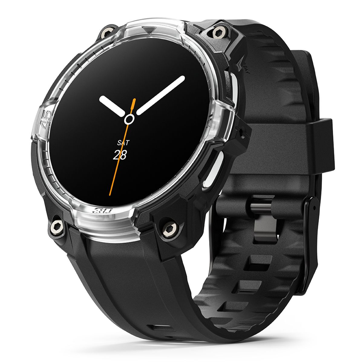 링케(RINGKE) 갤럭시워치 9 8 스트랩 러기드 기어 범퍼 44mm