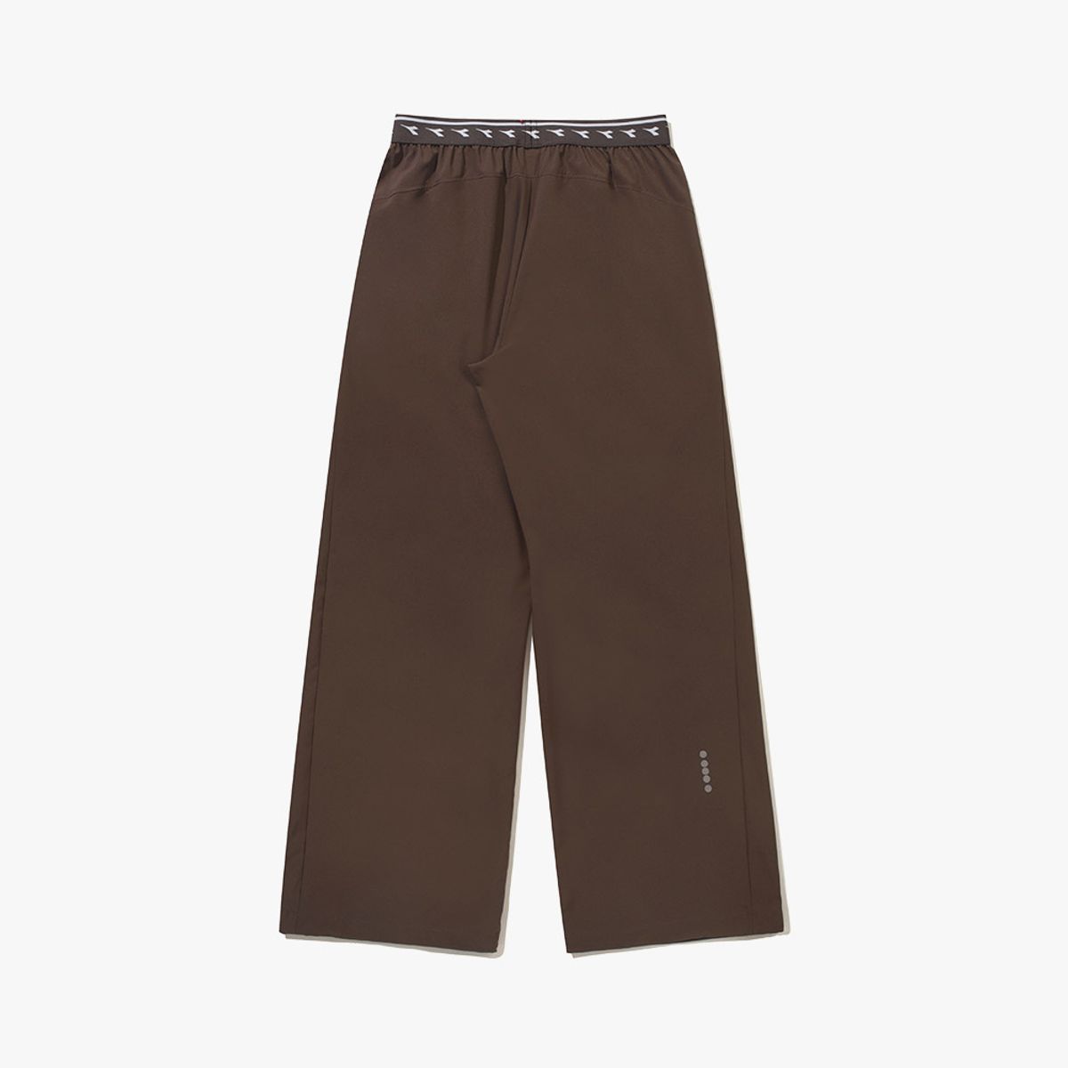 디아도라(diadora) 에르미나 투 턱 와이드 팬츠 우먼 BROWN