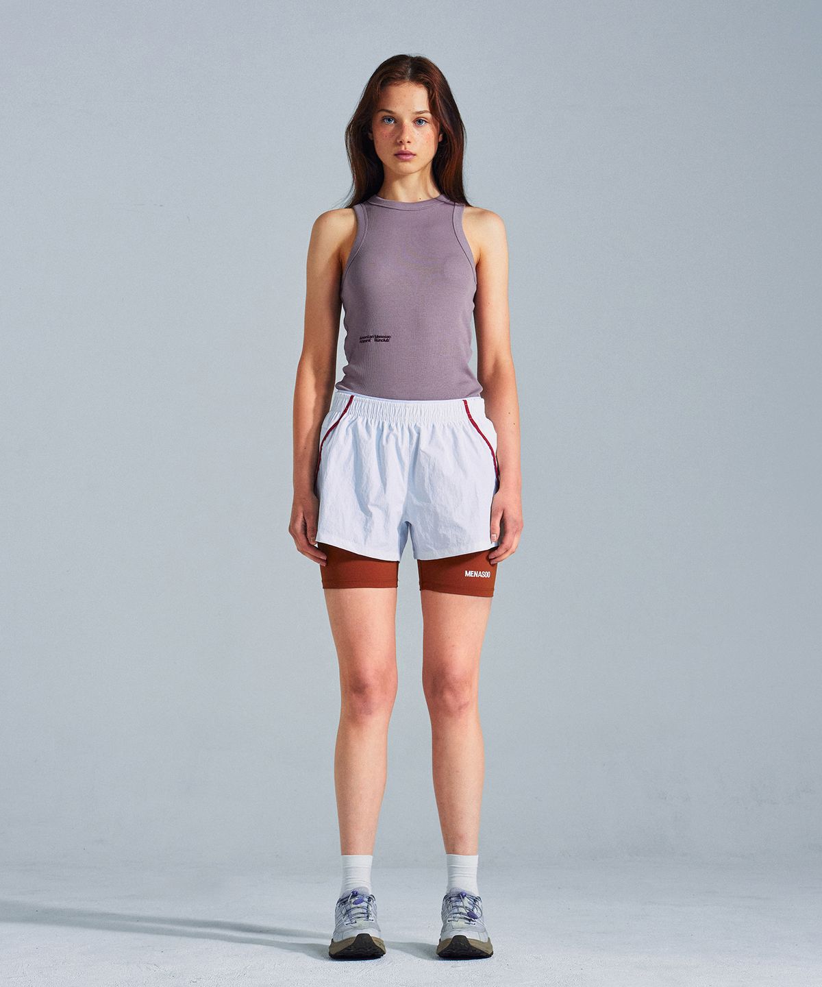 미나수(MENASOO) MNS x American apparel 261 Sleeveless_Violet