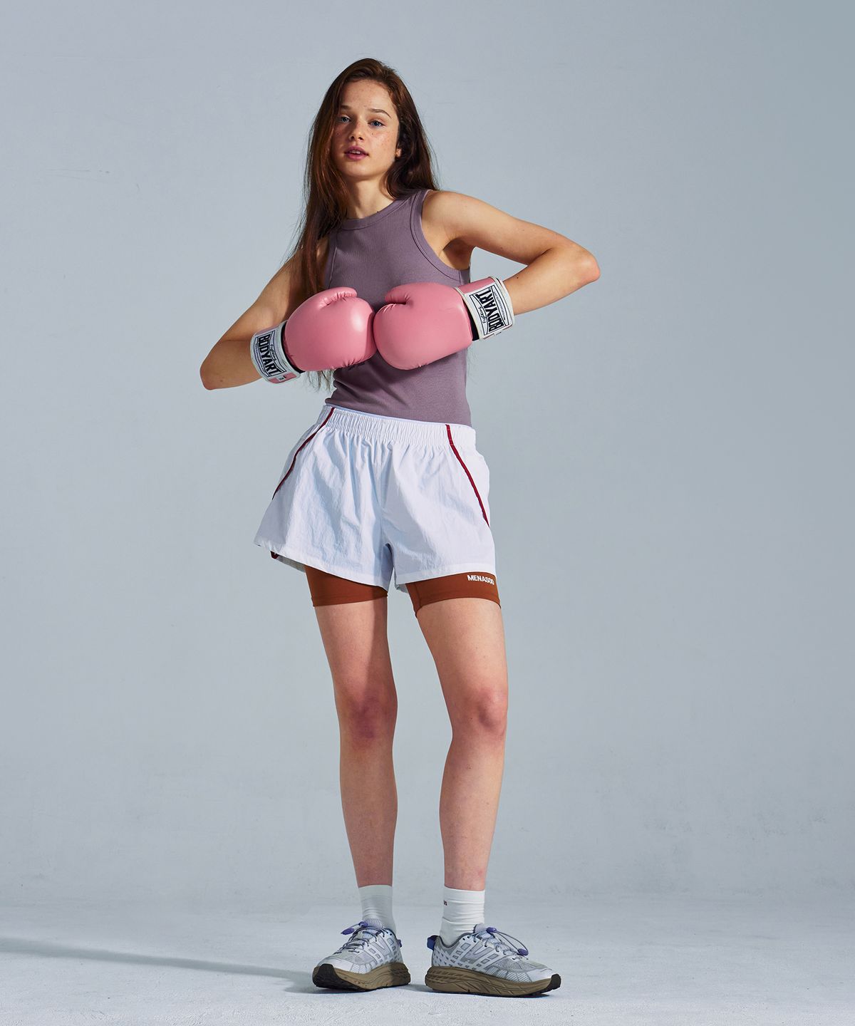 미나수(MENASOO) MNS x American apparel 261 Sleeveless_Violet