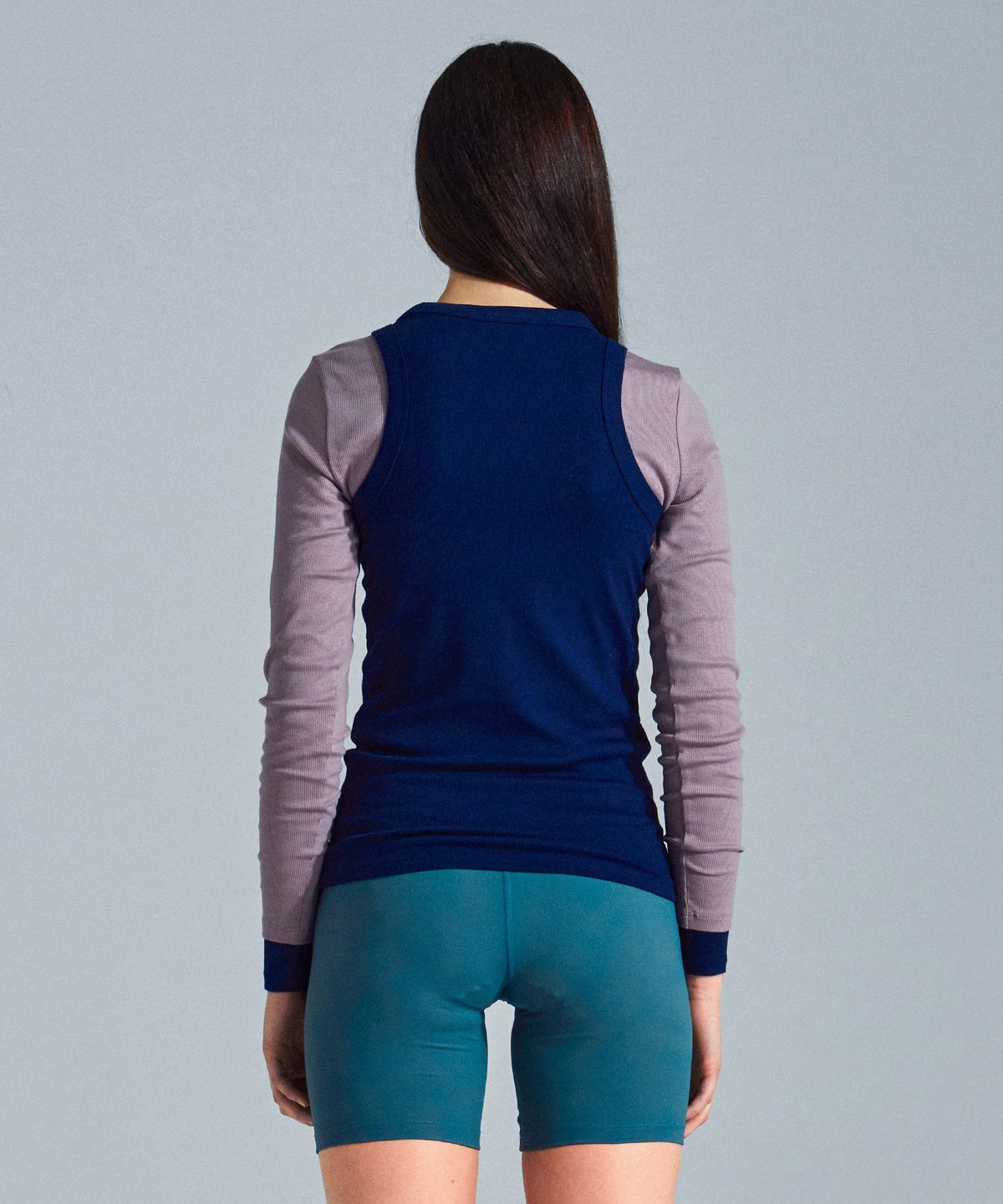 미나수(MENASOO) MNS x American apparel 261 Sleeveless_Navy