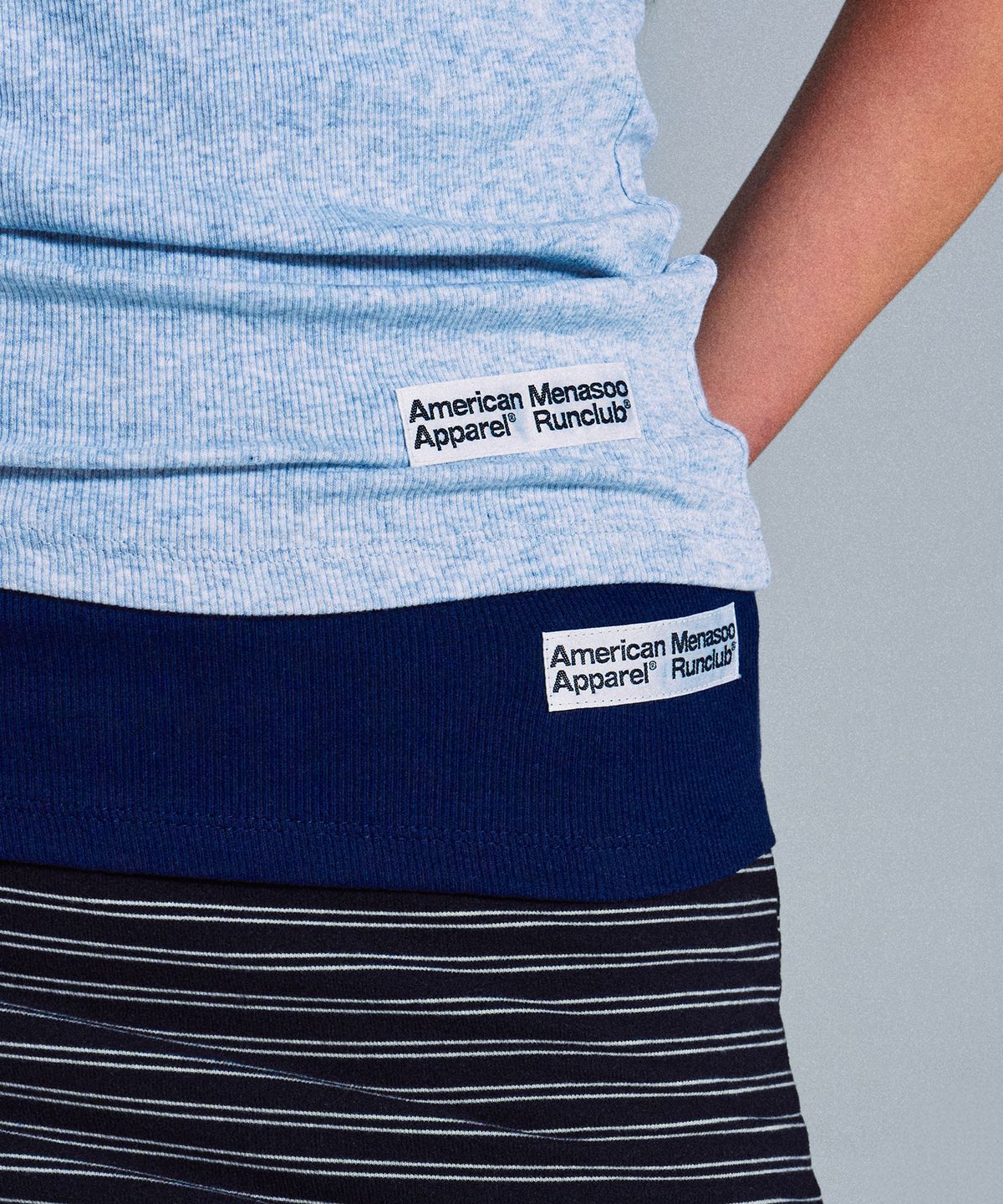 미나수(MENASOO) MNS x American apparel 261 Sleeveless_Gray