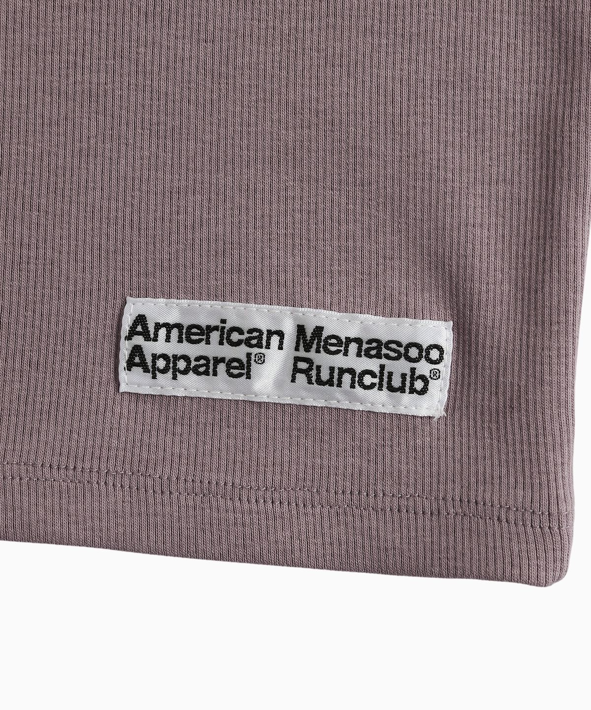 미나수(MENASOO) MNS x American apparel 261 Crop Long-Sleeves_Violet
