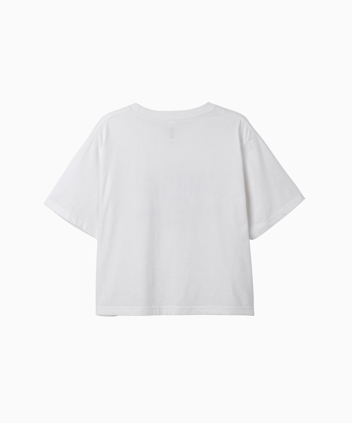 미나수(MENASOO) MNS x American apparel Not Chasing Crop T-Shirts_White
