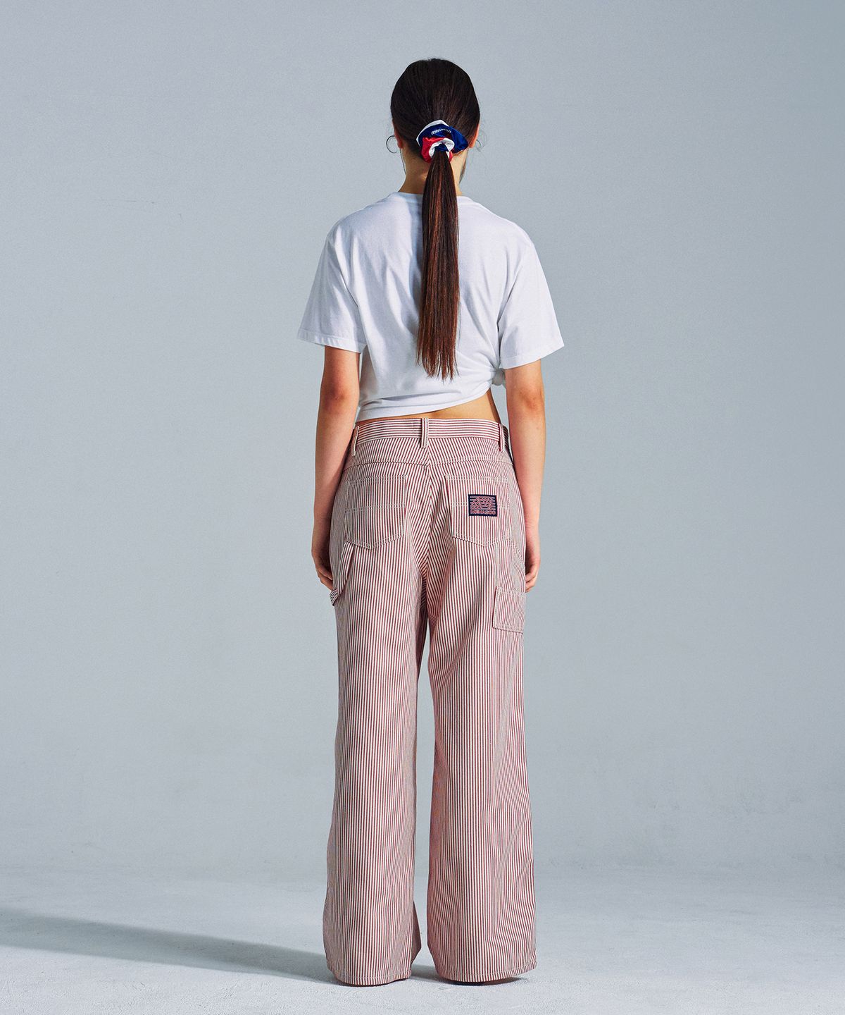 미나수(MENASOO) MNS x American apparel Not Chasing Crop T-Shirts_White
