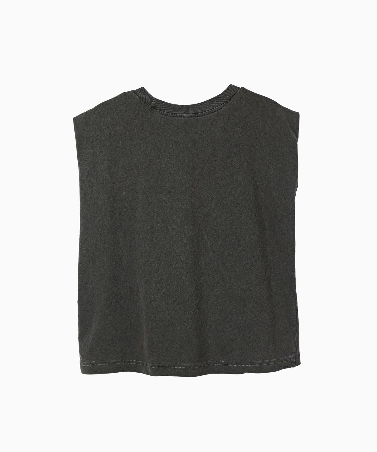 미나수(MENASOO) MNS x American apparel No Run Sleeveless (over-fit)_Charcoal