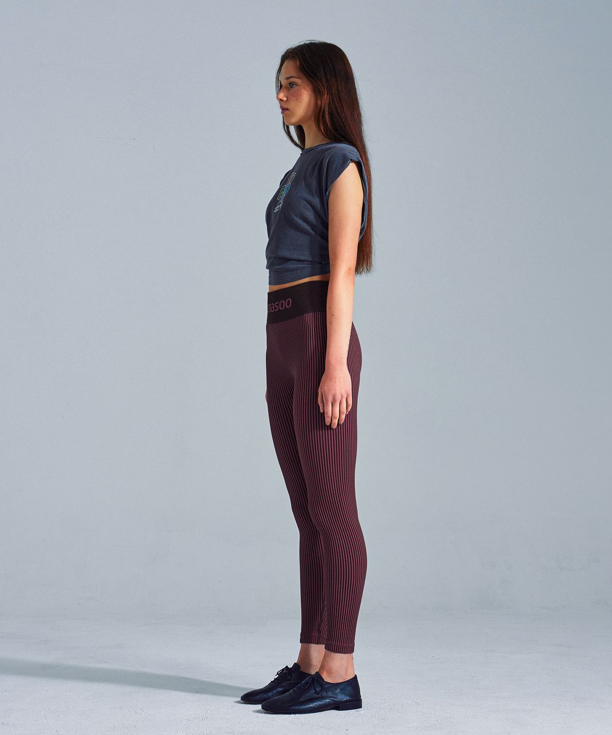 미나수(MENASOO) MNS x American apparel No Run Sleeveless (over-fit)_Charcoal