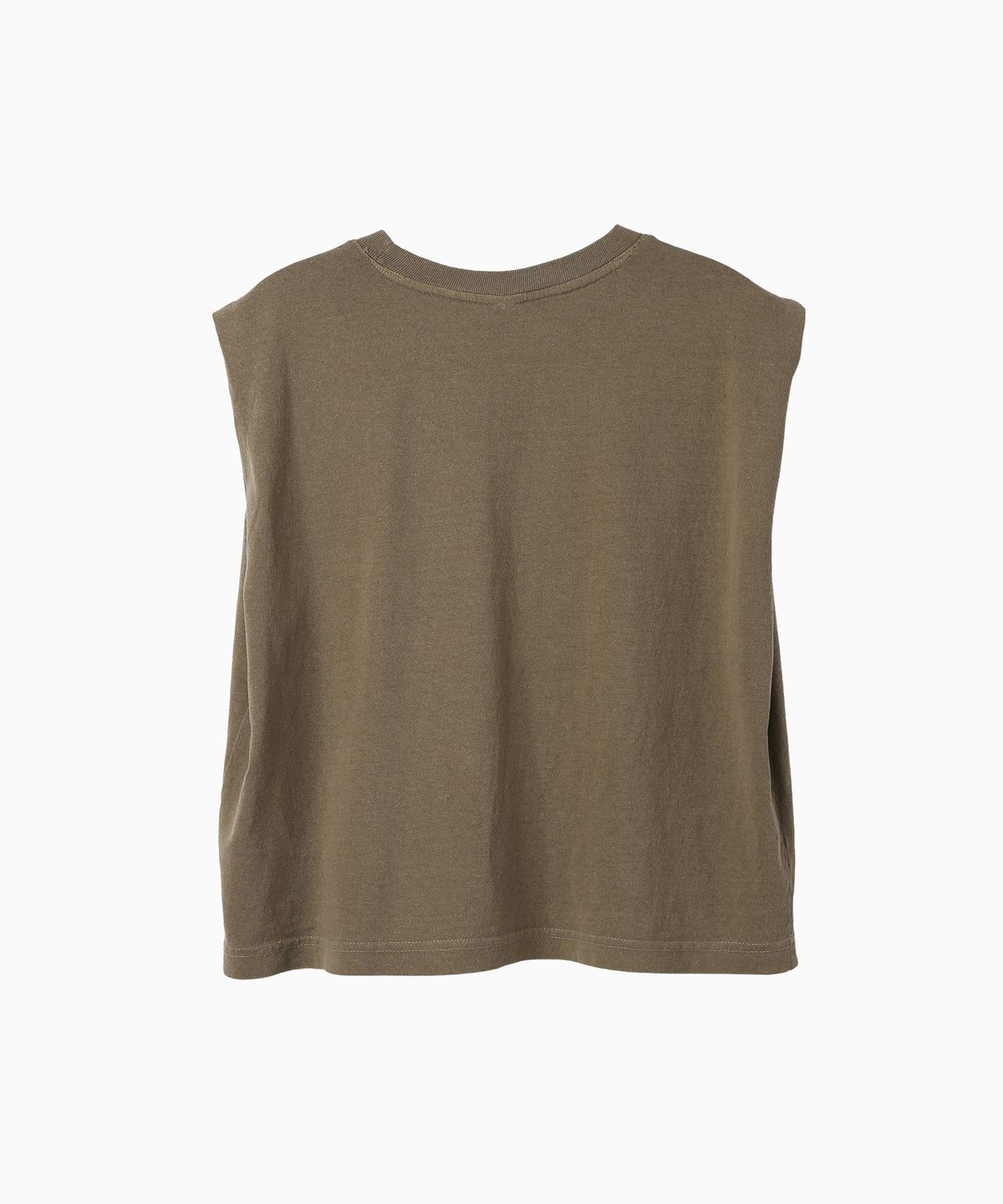 미나수(MENASOO) MNS x American apparel No Run Sleeveless (over-fit)_Brown