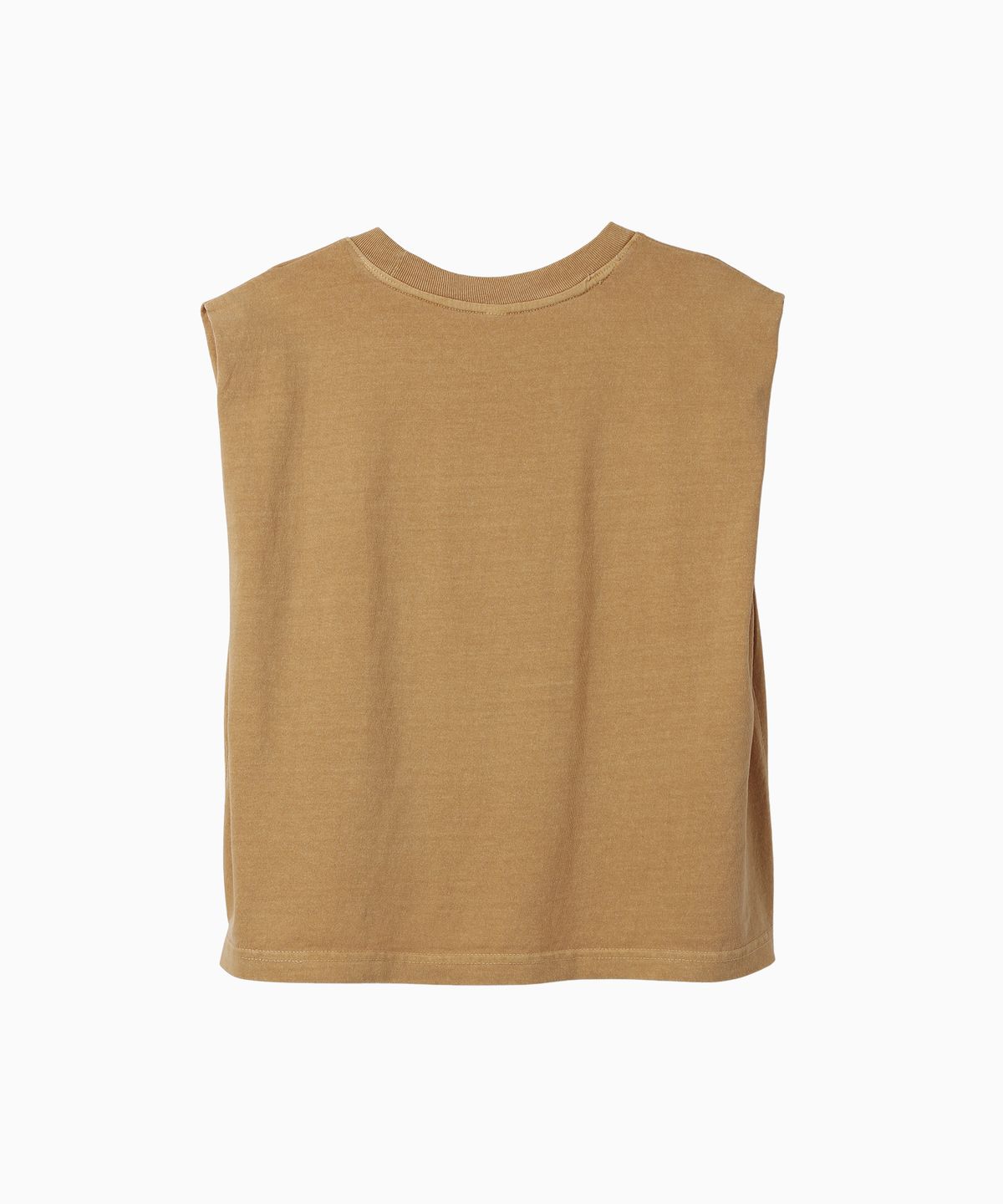 미나수(MENASOO) MNS x American apparel No Run Sleeveless (over-fit)_Mustard