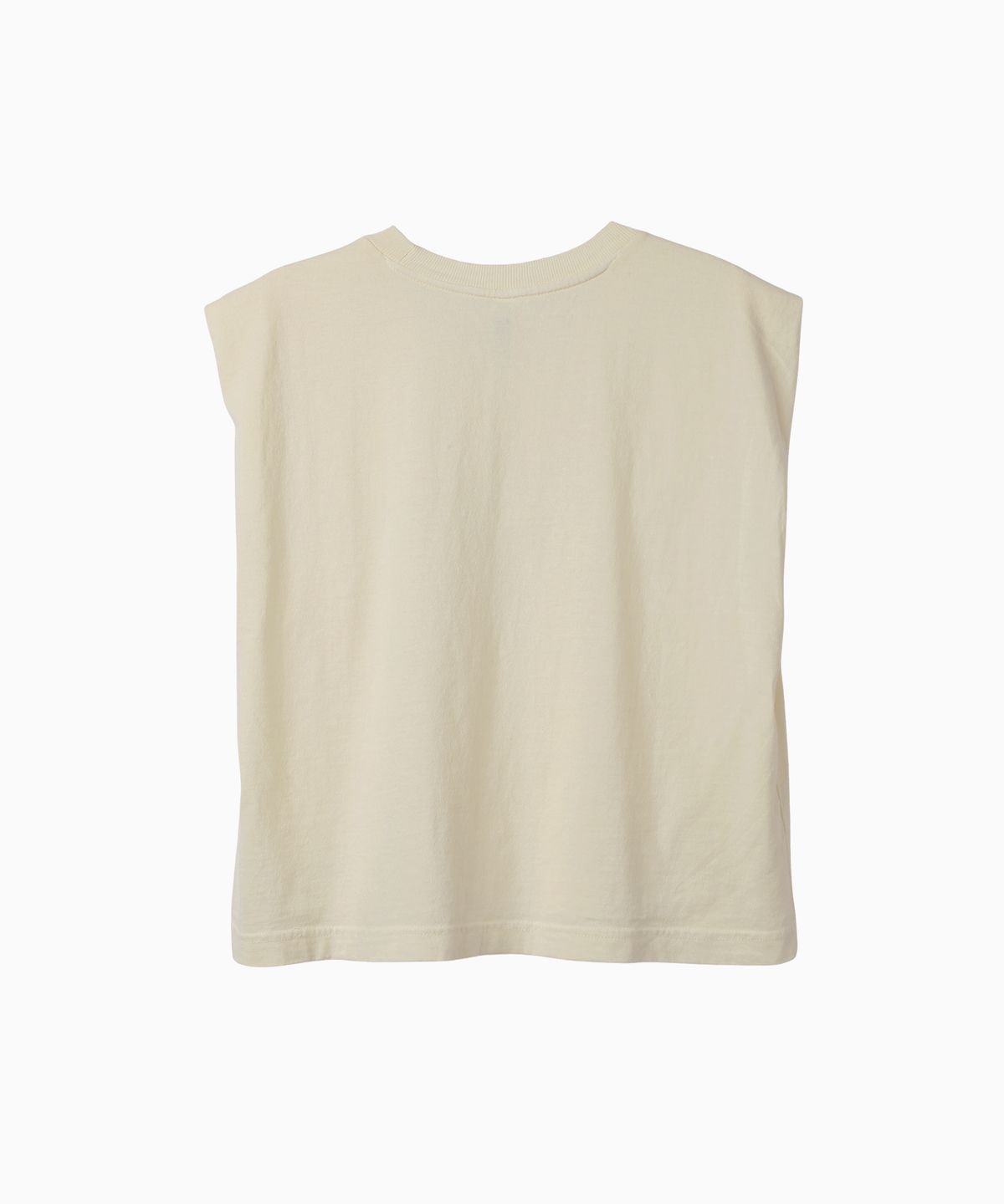 미나수(MENASOO) MNS x American apparel No Run Sleeveless (over-fit)_Cream