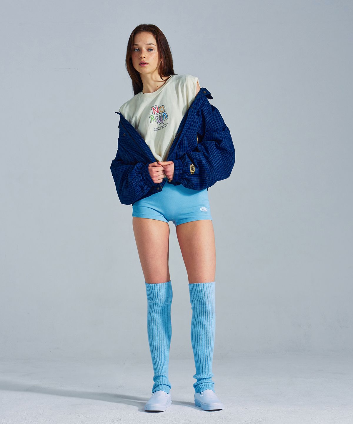 미나수(MENASOO) MNS x American apparel No Run Sleeveless (over-fit)_Cream