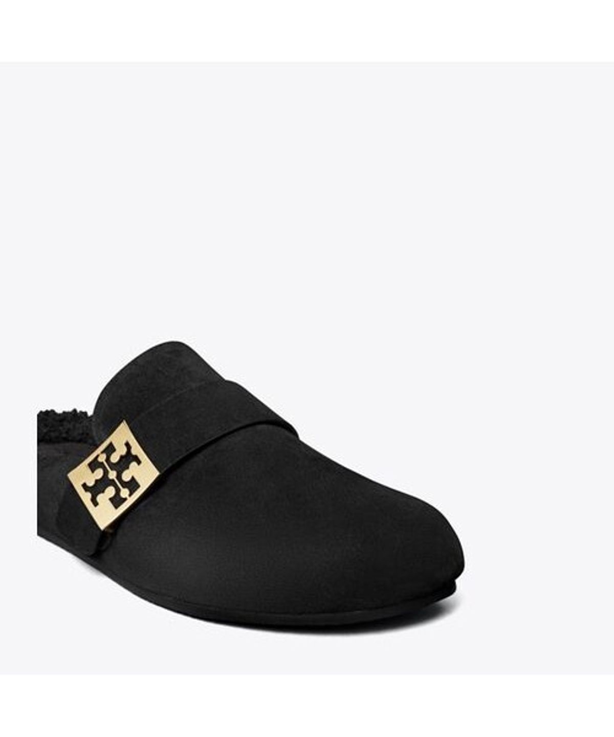 토리버치(TORYBURCH) 멜로우 시어링 뮬 - 퍼펙트 블랙 / 퍼펙트 블랙