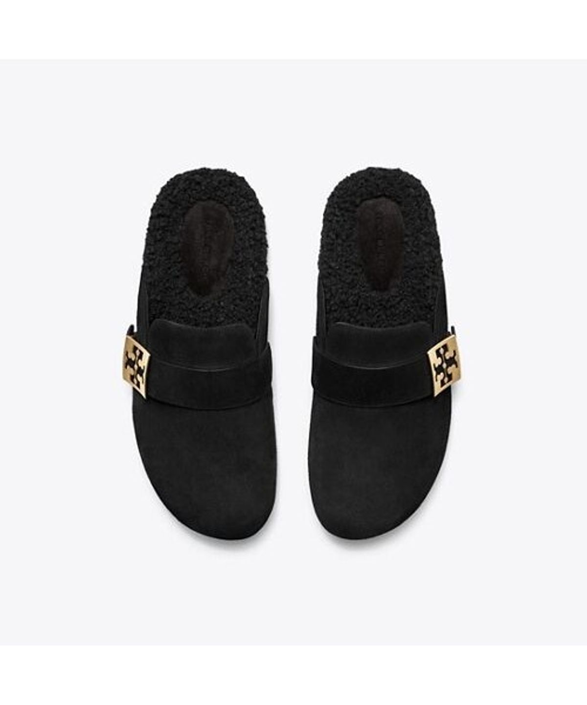 토리버치(TORYBURCH) 멜로우 시어링 뮬 - 퍼펙트 블랙 / 퍼펙트 블랙