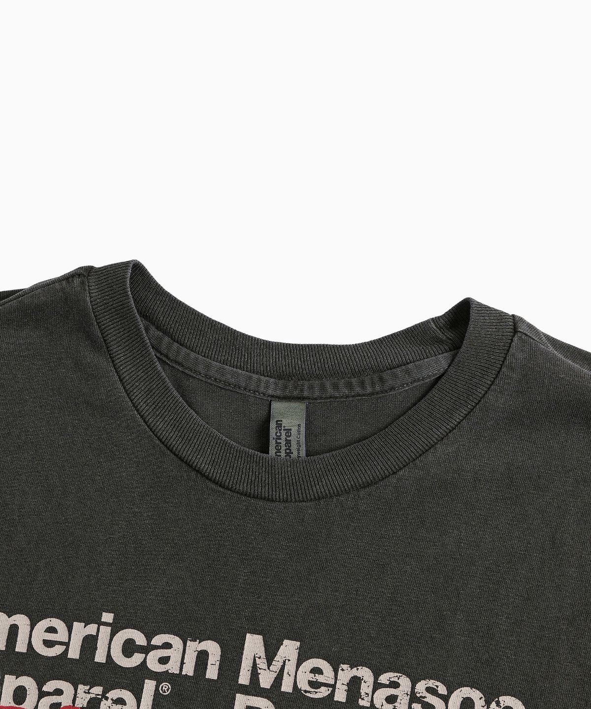 미나수(MENASOO) MNS x American apparel Today Sleeveless (over-fit)_Charcoal