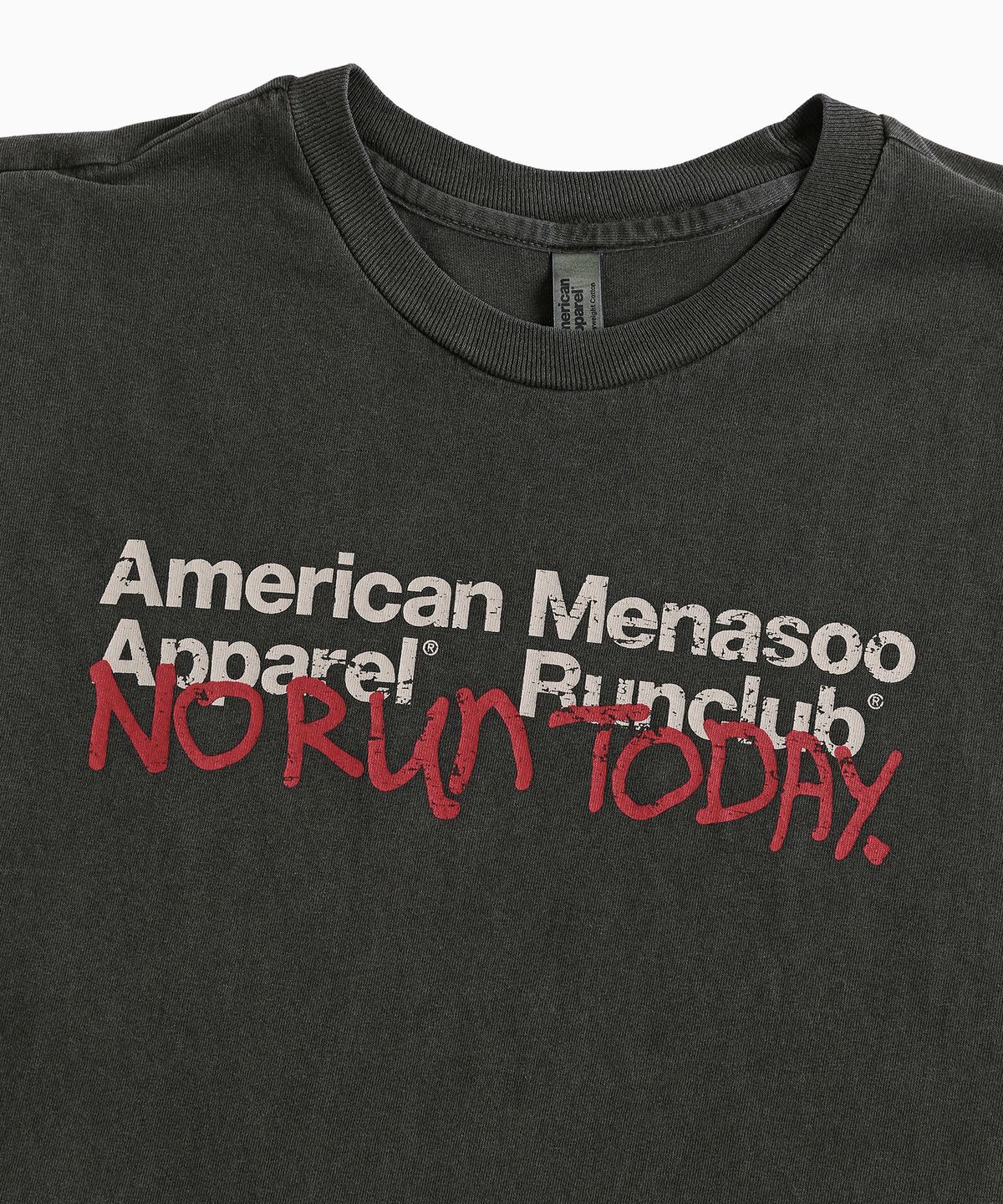 미나수(MENASOO) MNS x American apparel Today Sleeveless (over-fit)_Charcoal
