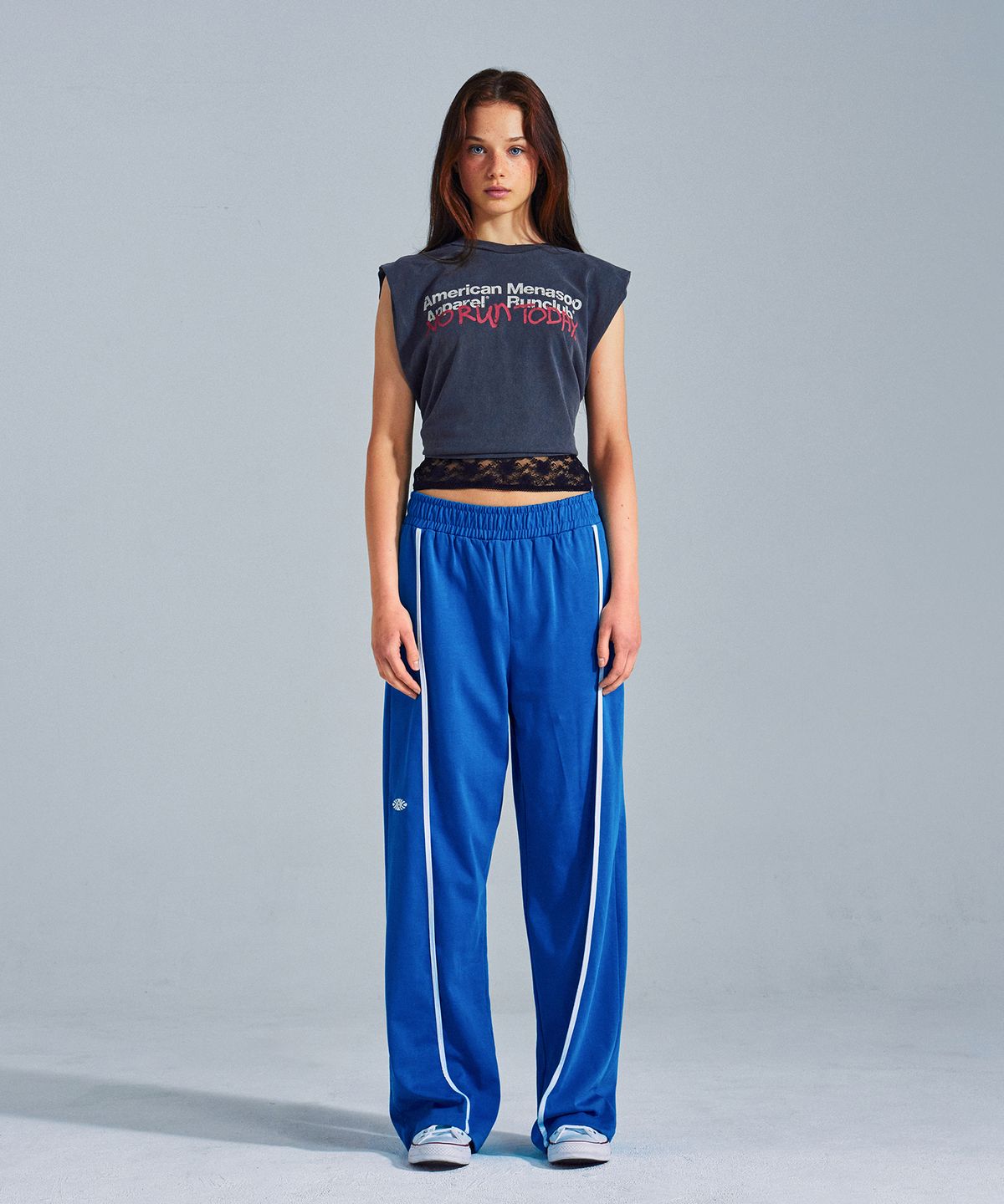 미나수(MENASOO) MNS x American apparel Today Sleeveless (over-fit)_Charcoal