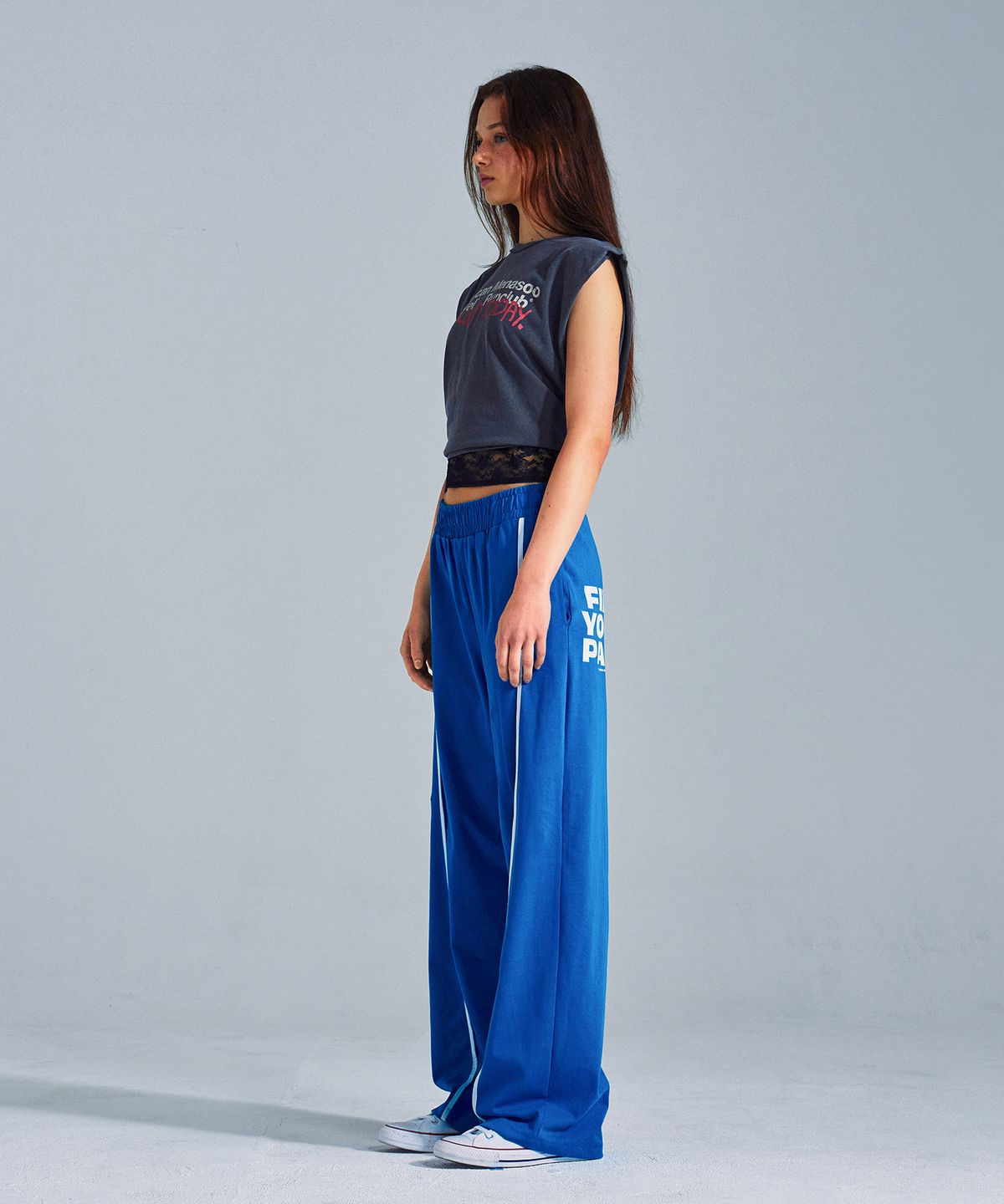 미나수(MENASOO) MNS x American apparel Today Sleeveless (over-fit)_Charcoal