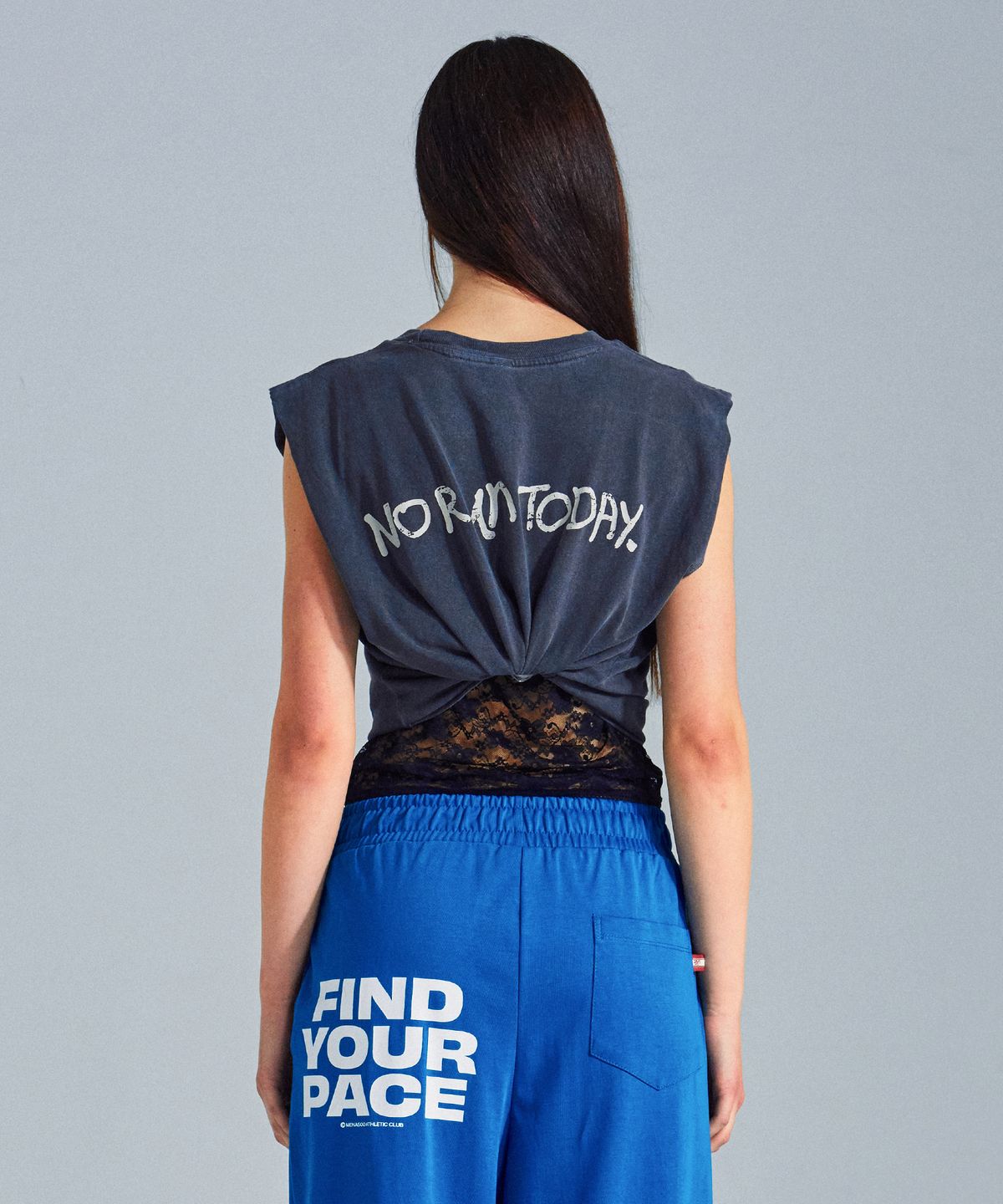 미나수(MENASOO) MNS x American apparel Today Sleeveless (over-fit)_Charcoal